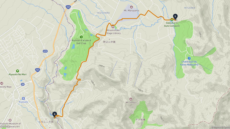 Kawakami to Minamimaki Hiking Route