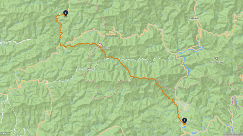 Kumano Hongū Taisha to Tanabe Hiking Route