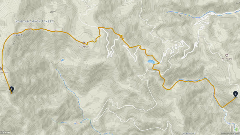 Minamiarupusu Hiking Route