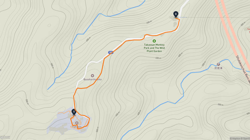 高尾山 登山路線