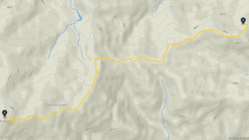 大山 ハイキングルート