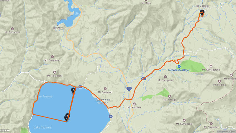 Lake Tazawa to Semboku Drive