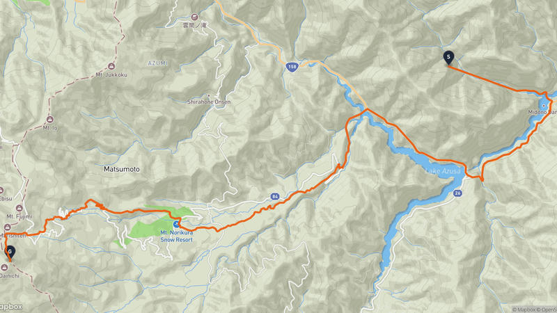 松本市至乘鞍岳 徒步路线