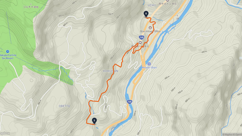 Otari Hiking Route