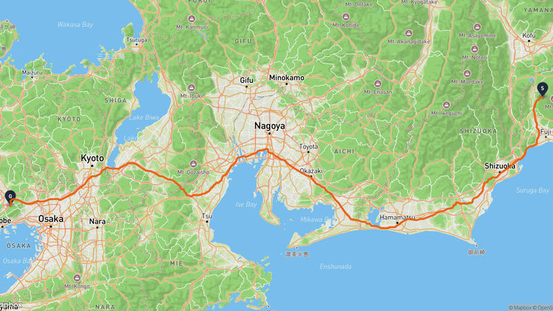 富士宮市至有馬溫泉 登山路線