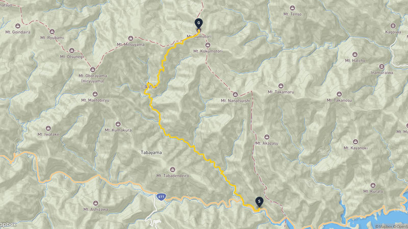 丹波山村至雲取山 登山路線