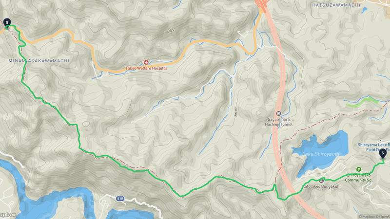 相模原市緑区〜高尾山 ハイキングルート