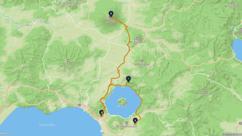 壮瞥町至羊蹄山 駕車路線