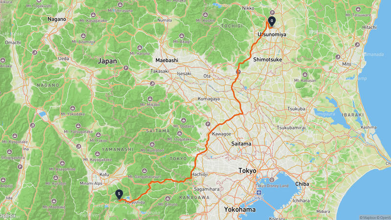 Lake Sai to Utsunomiya Drive