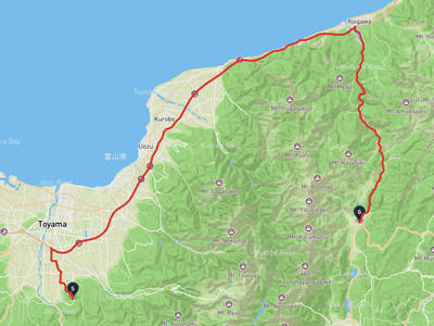 Toyama → Hakuba