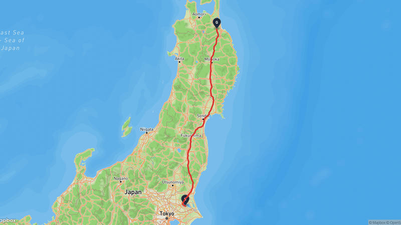 美浦村至五戸町 徒步路线