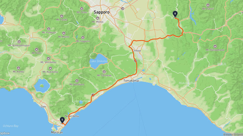 Muroran to Yubari Drive
