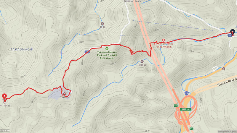 高尾山 登山路線