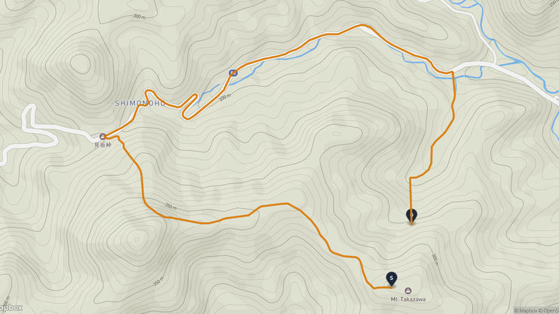 関市 登山路線