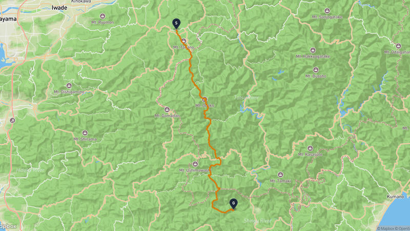 Mount Kōya to Hosshinmon Ōji Shrine Hiking Route