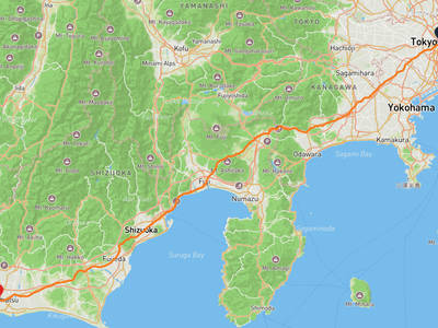 大手町塔 → 濱鬆市美術館