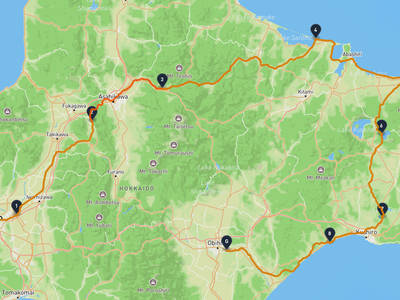 札幌市東区 → 幕別町