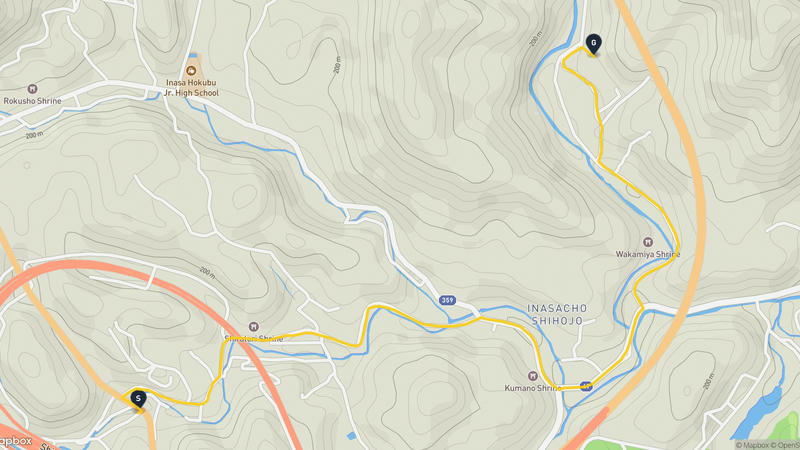 浜松市浜名区 登山路線