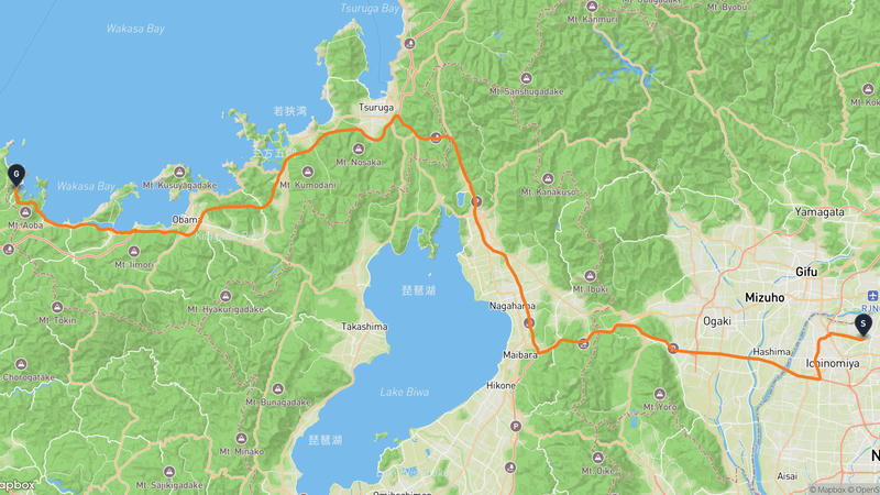 江南市至高浜町 駕車路線