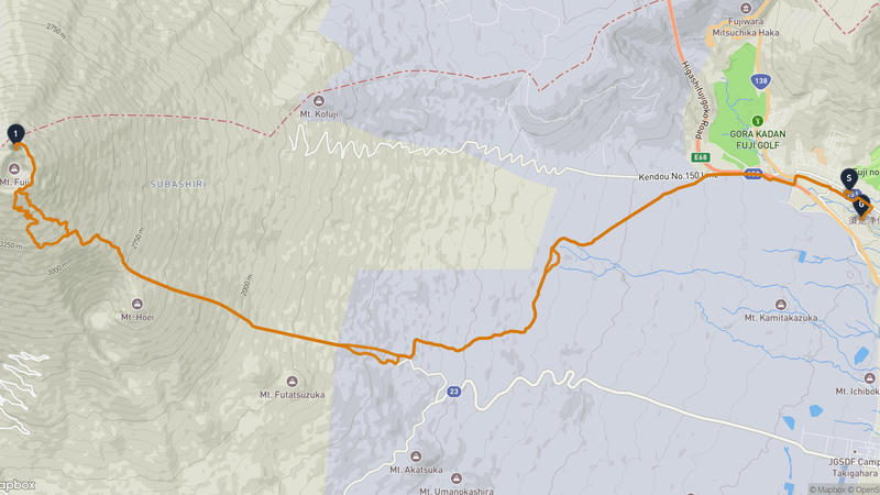 Oyama Hiking Route