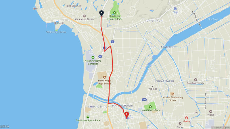 羽咋市 ハイキングルート