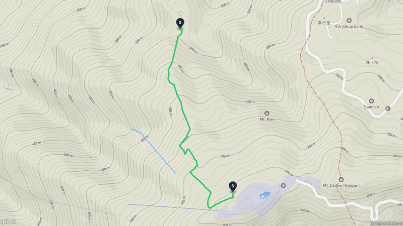 比叡山 登山路線