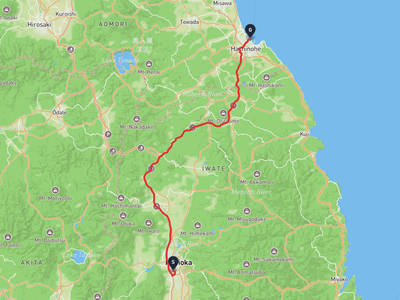 岩手県立美術館 → 八戸市