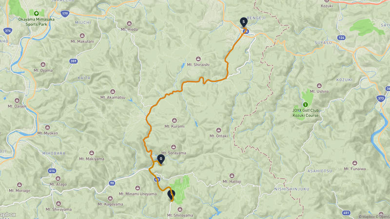 Mimasaka Cycling Route