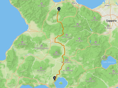 余市町 → 洞爺湖町