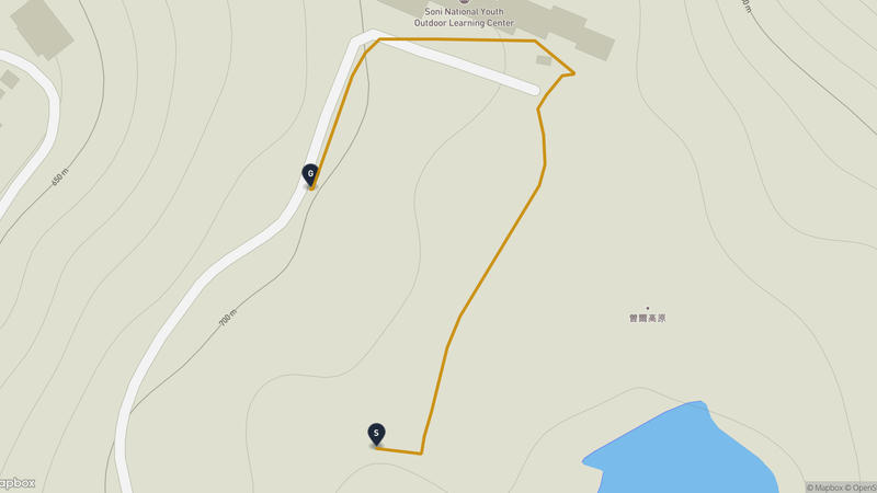 倶留尊山 徒步路线