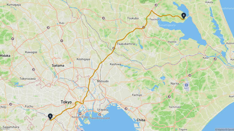 전차와 버스 박물관~Kasumigaura 드라이브 루트