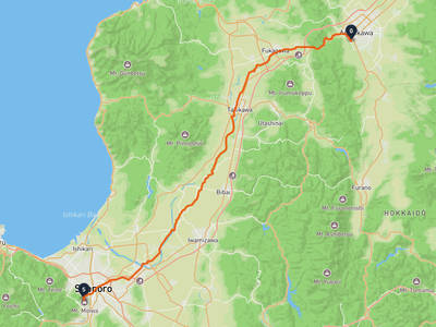 Mount Moiwa → Asahikawa
