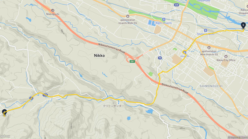 日光市 登山路線