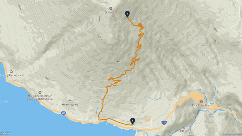Mount Nantai Hiking Route