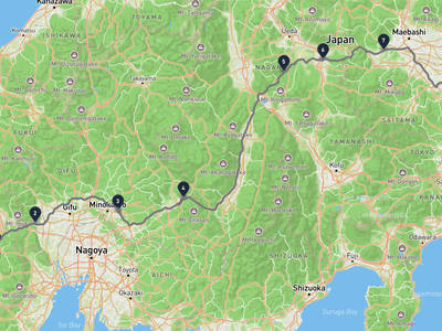 大津宿 → 板橋宿