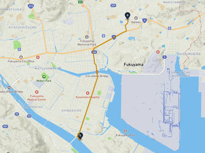 芦田川 → 福山市