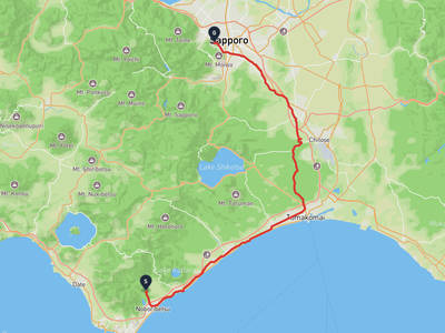 登別市 → 北海道神宮