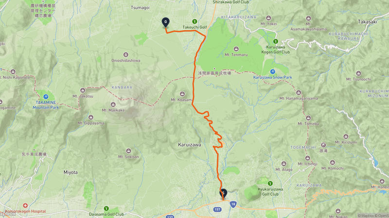 Karuizawa to Tsumagoi Drive