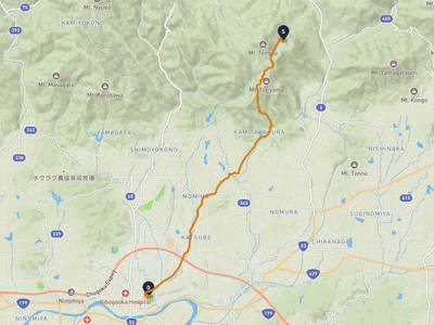 津山市 → 津山城