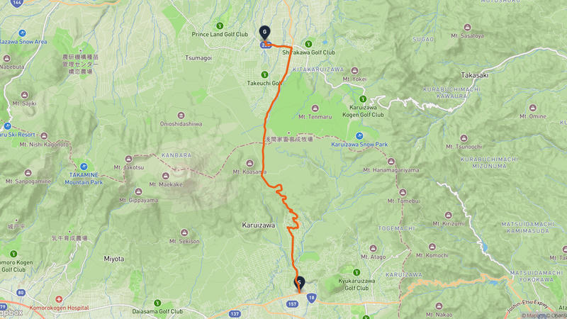 Karuizawa to Naganohara Drive