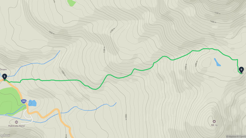 八甲田山 徒步路线