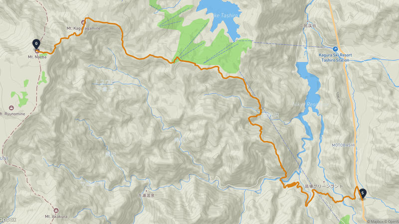 Yuzawa~나에바산 하이킹 루트