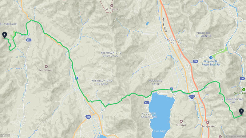 長浜市 徒步路线