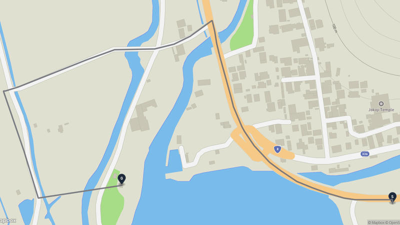 余吳湖至長浜市 徒步路线