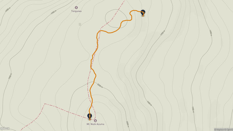 吾妻山 ハイキングルート