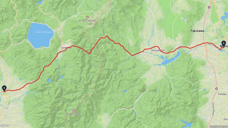 Morioka Castle to Semboku Drive