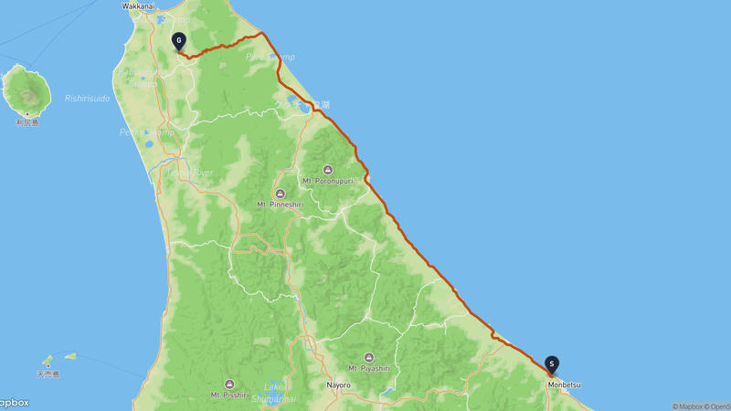 Mombetsu to Wakkanai Drive