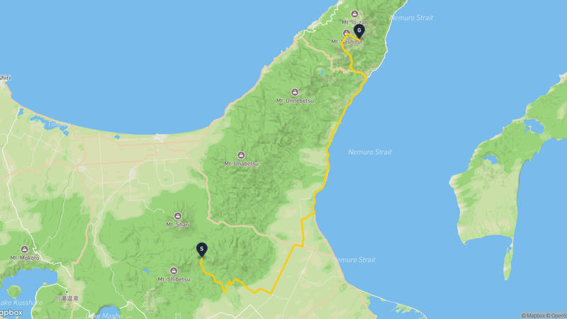 中標津町至羅臼町 登山路線