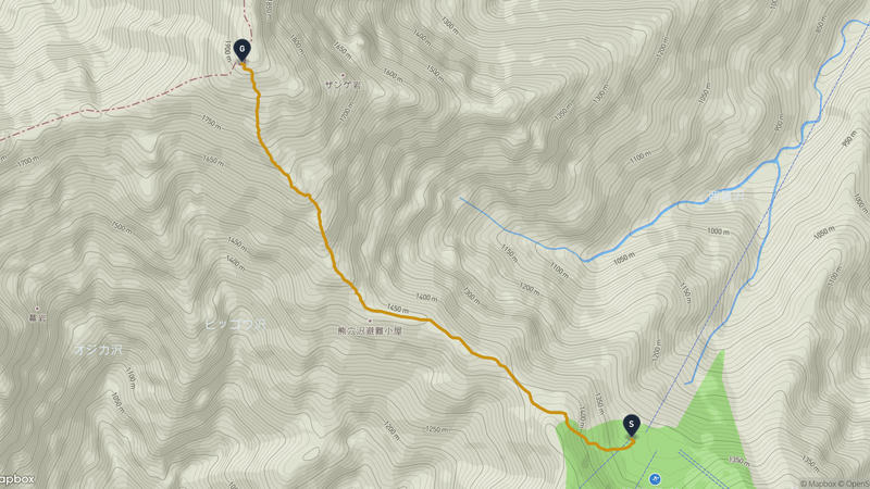 谷川岳 ハイキングルート