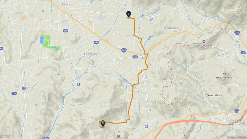 徳源院〜米原市 ハイキングルート